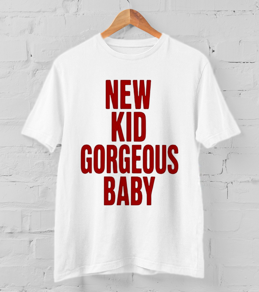 New Kid Gorgeous Baby John Mulaney Red T-Shirt