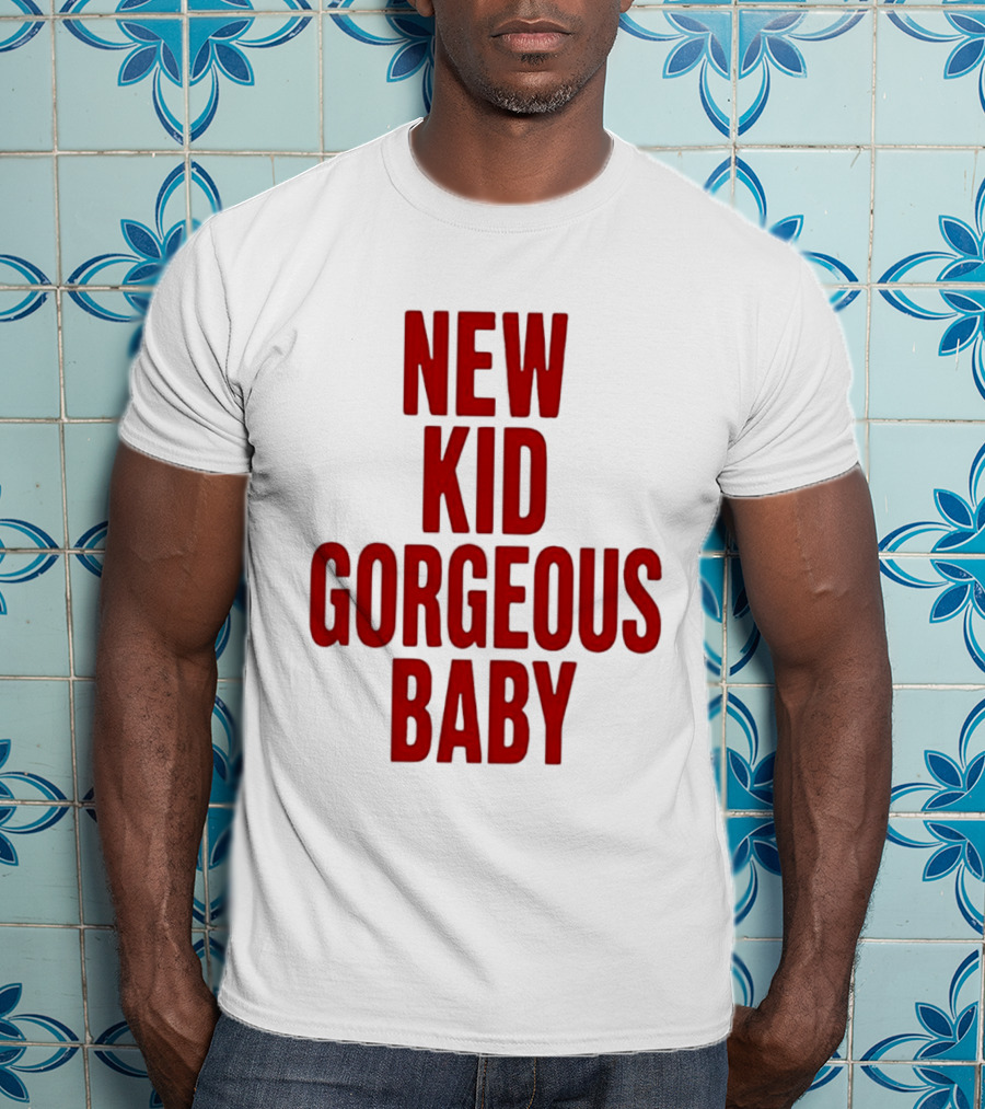 New Kid Gorgeous Baby John Mulaney Red T-Shirt