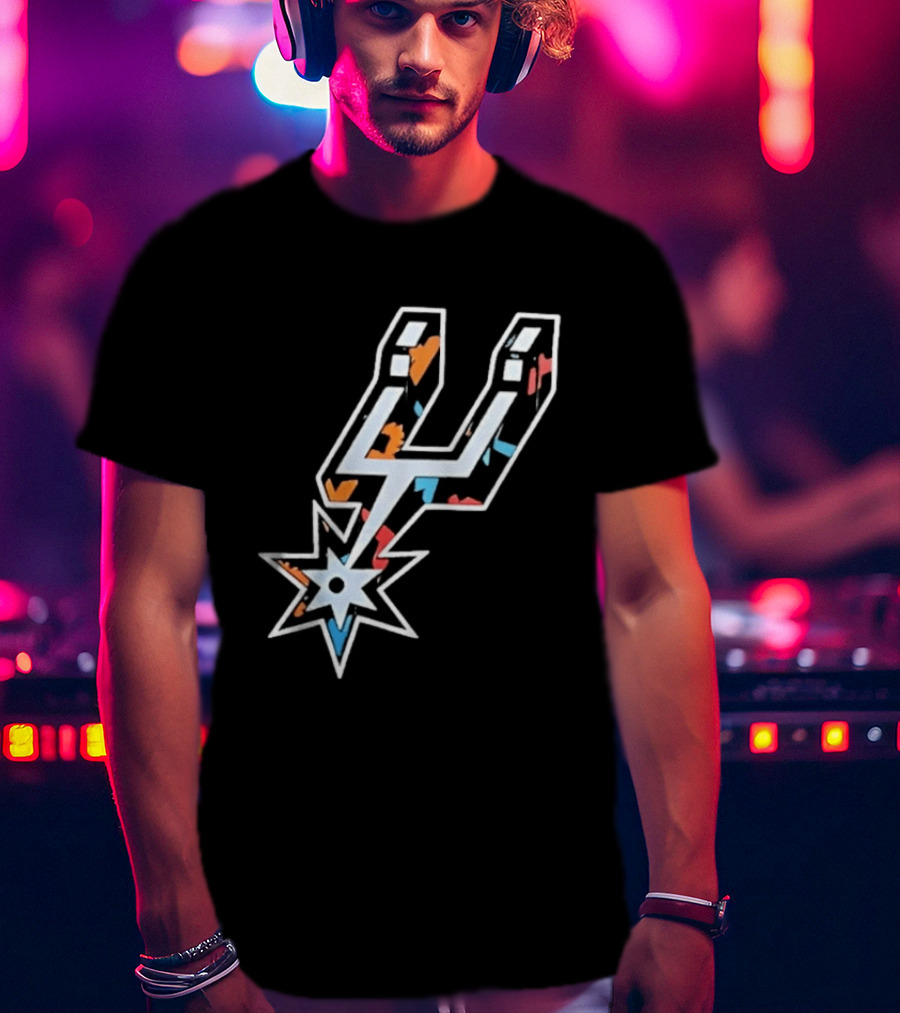 San Antonio Spurs Fiesta Colors NBA T-Shirt