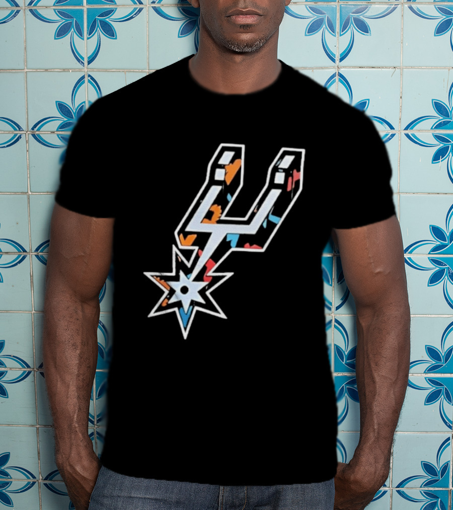 San Antonio Spurs Fiesta Colors NBA T-Shirt