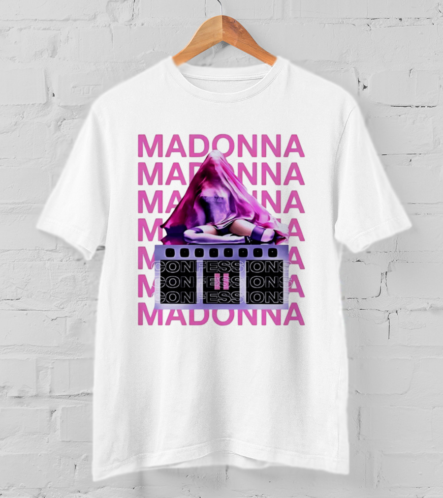 Madonna Confessions II Pink Veil Performance T-Shirt