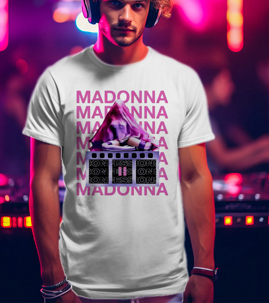Madonna Confessions II Pink Veil Performance T-Shirt