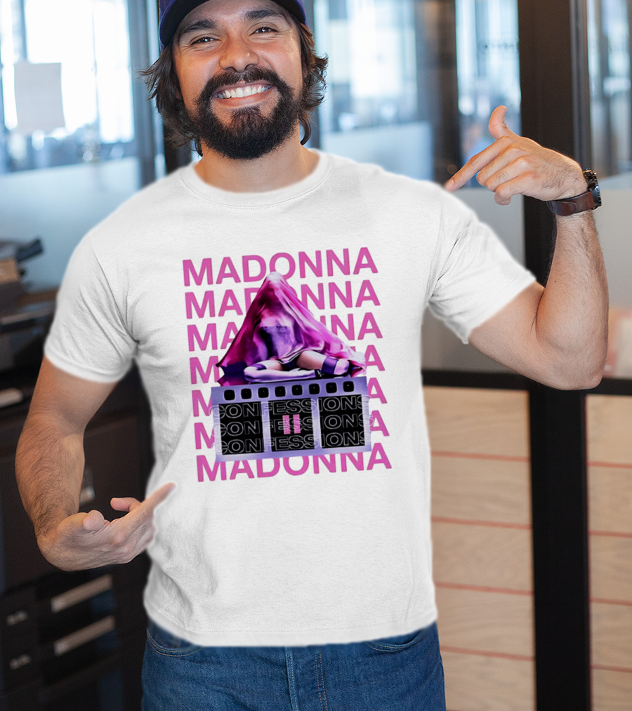 Madonna Confessions II Pink Veil Performance T-Shirt