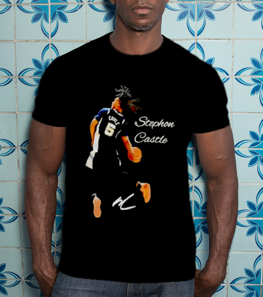 Stephon Castle San Antonio Spurs NBA Basketball Player 5 T-Shirt