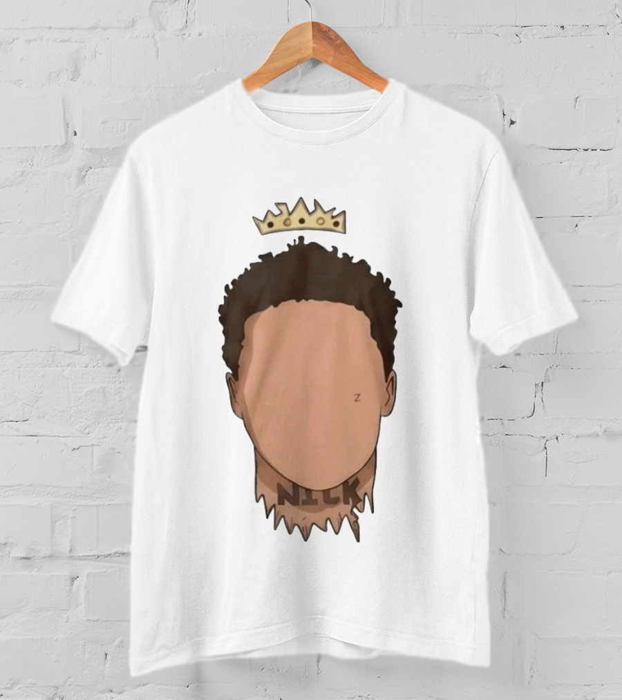 Nick No Haircut Crown Mario Cristobal Face T-Shirt
