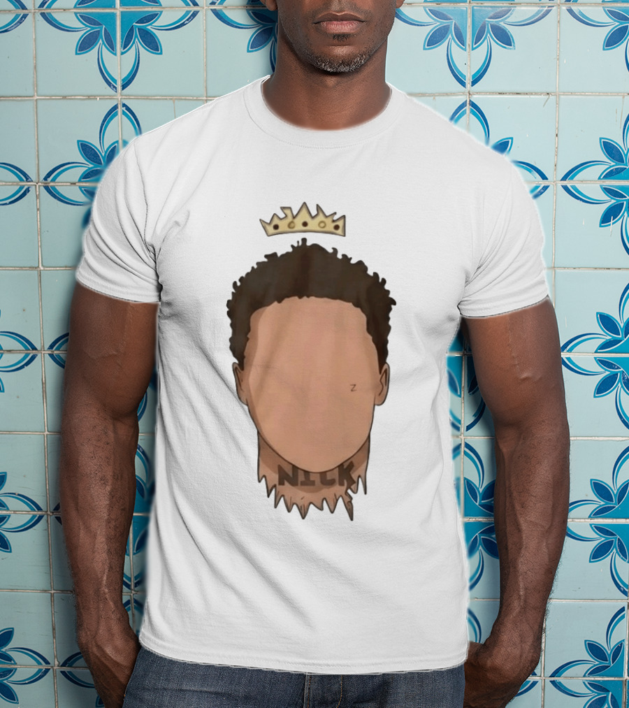 Nick No Haircut Crown Mario Cristobal Face T-Shirt