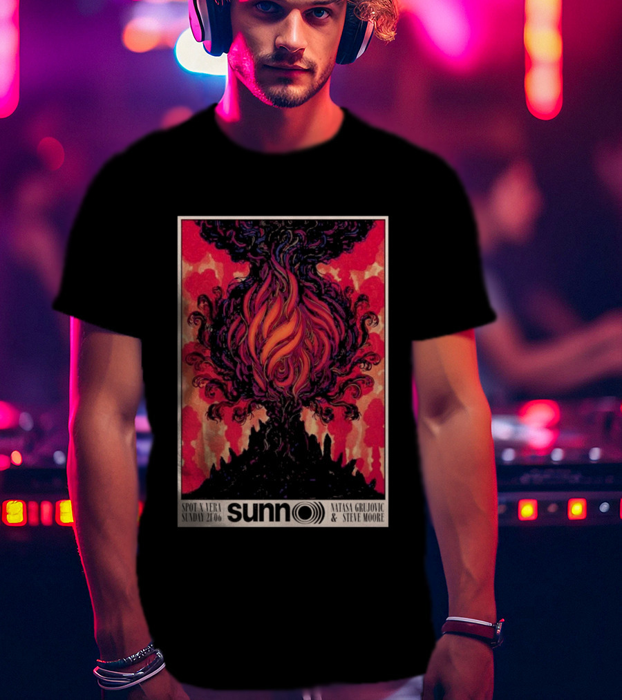 Sunn O Spot X Vera June 21 2026 Groningen NL Natasa Grujovic Steve Moore T-Shirt