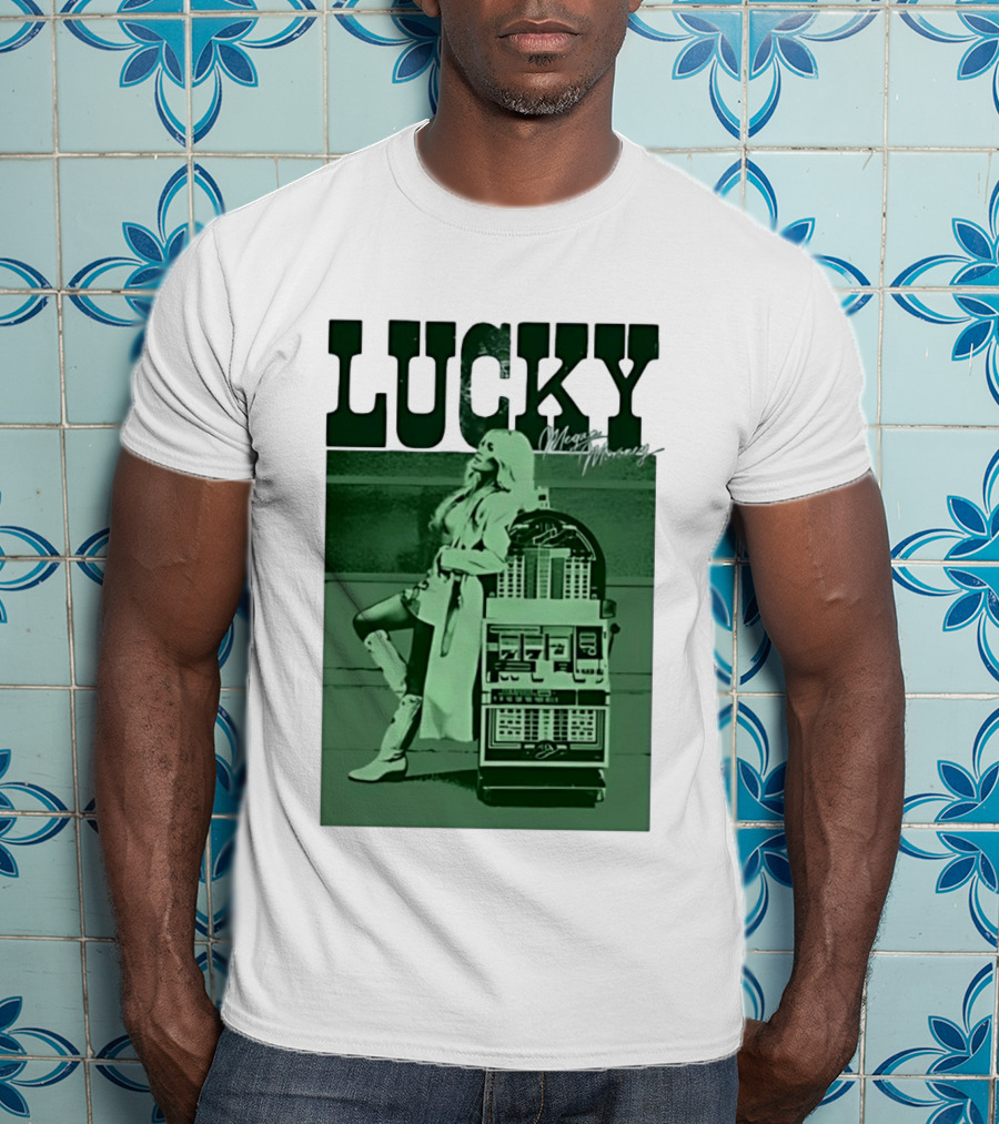 Megan Moroney LUCKY Retro Slot Machine T-Shirt
