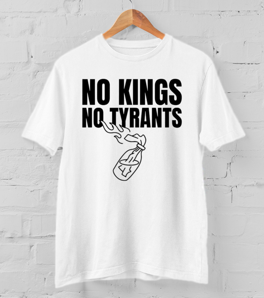 Molotov Anarchy Revolution Rebellion Democracy Sovereignty Liberty No Kings No Tyrants T-Shirt