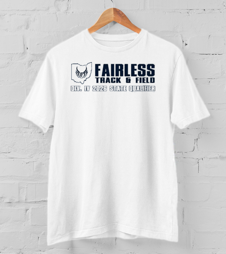 Fairless Track And Field Div IV 2026 State Qualifier Ohio Map Owl T-Shirt