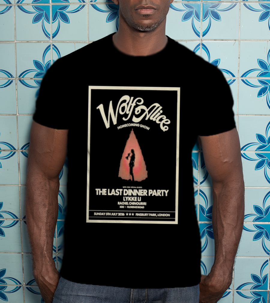 Wolf Alice Homecoming Show London UK July 5 2026 The Last Dinner Party Event T-Shirt