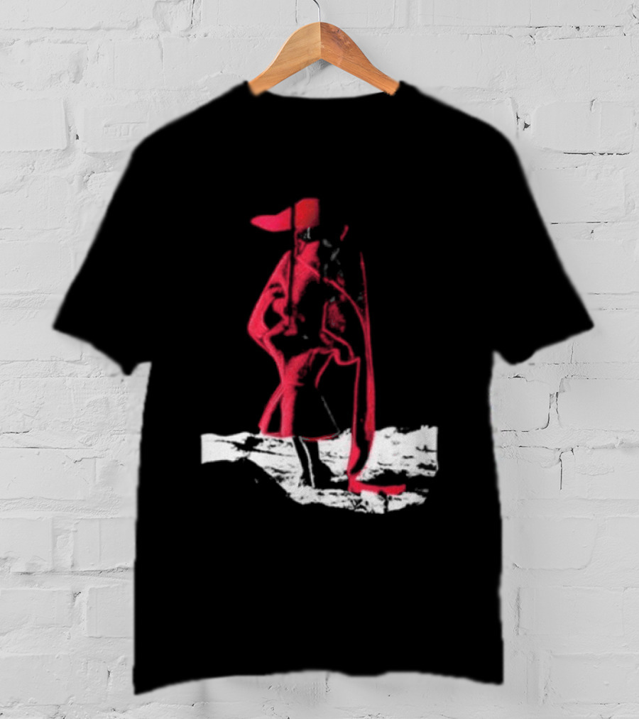 Adelaxo Adela Abstract Red Figure T-Shirt
