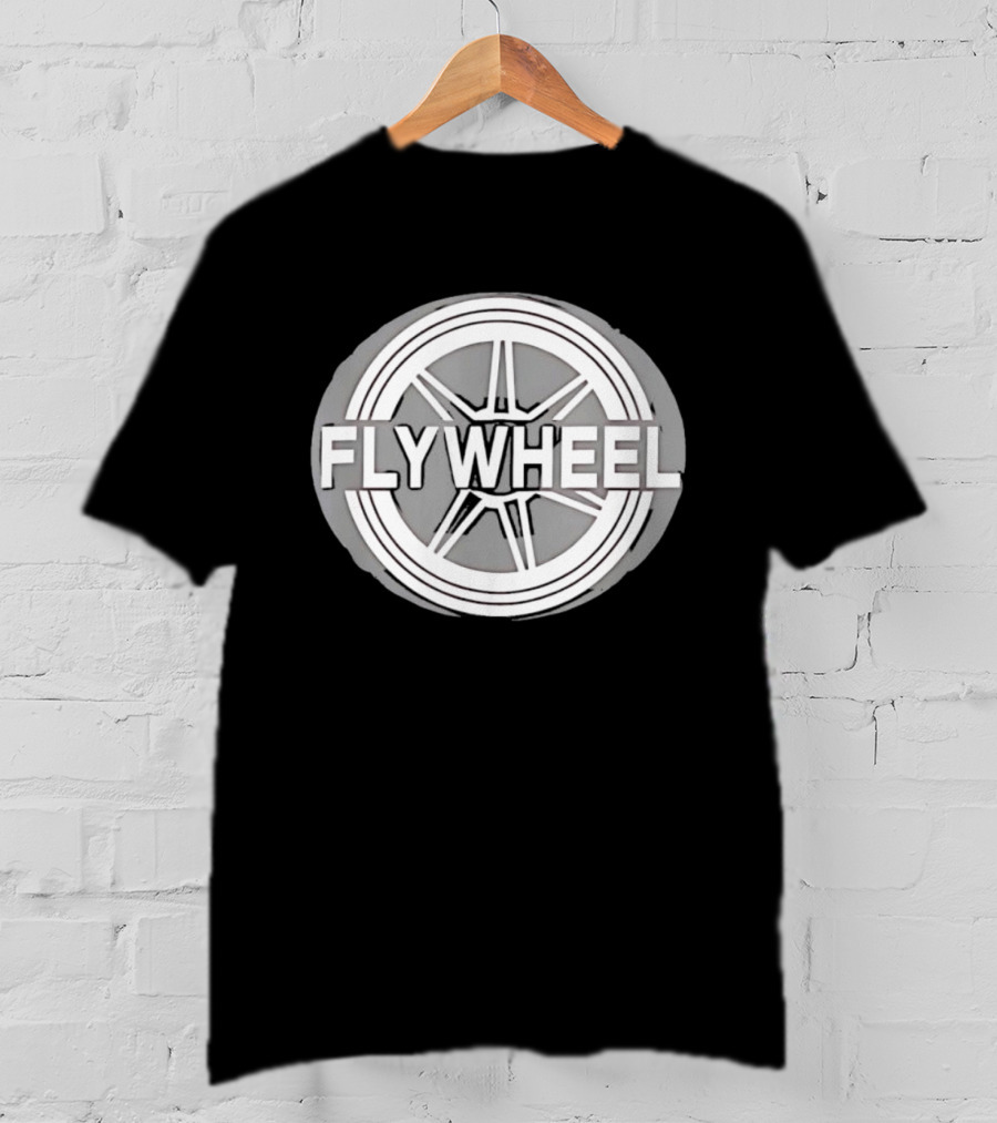 FLYWHEEL Circular Wheel Spoke T-Shirt