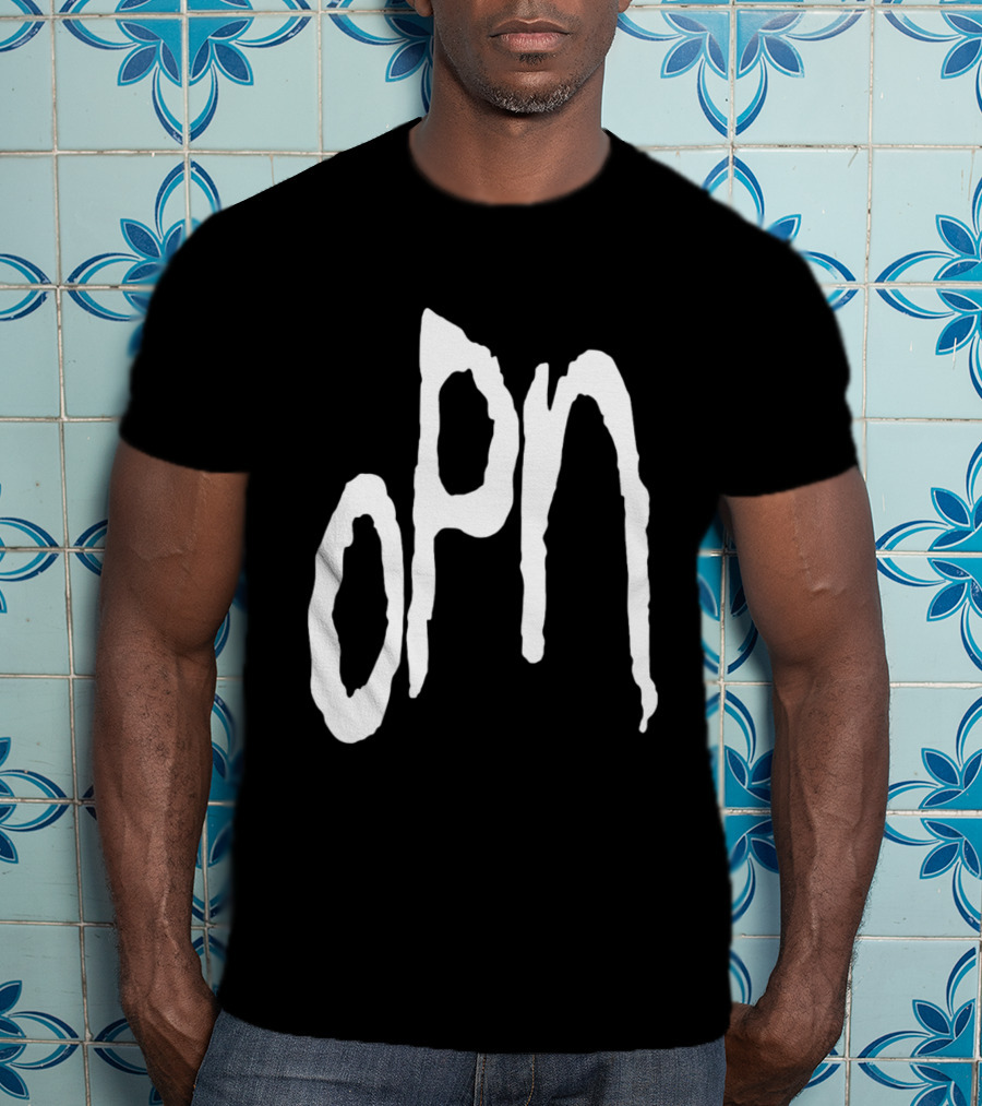 Oneohtrix Point Never OPN Stylized Text Hipster Band T-Shirt