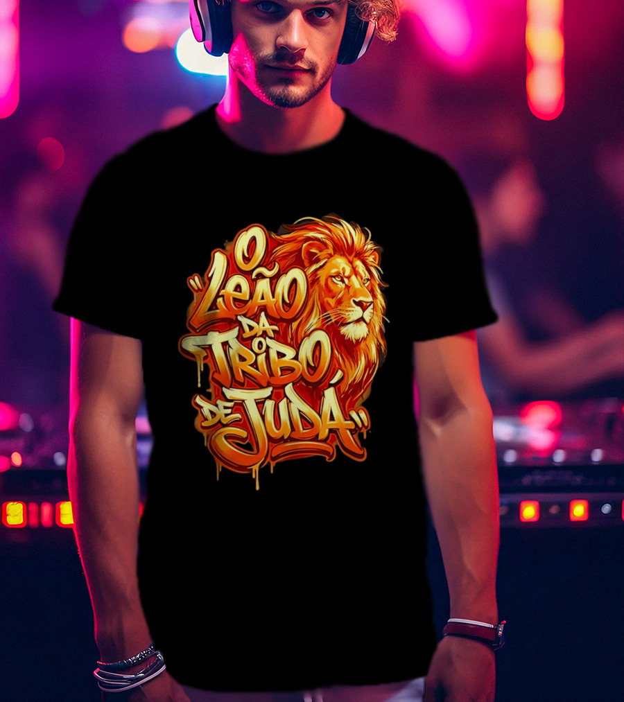 O Leão Da Tribo De Judá Lion T-Shirt