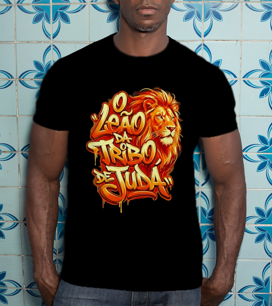 O Leão Da Tribo De Judá Lion T-Shirt