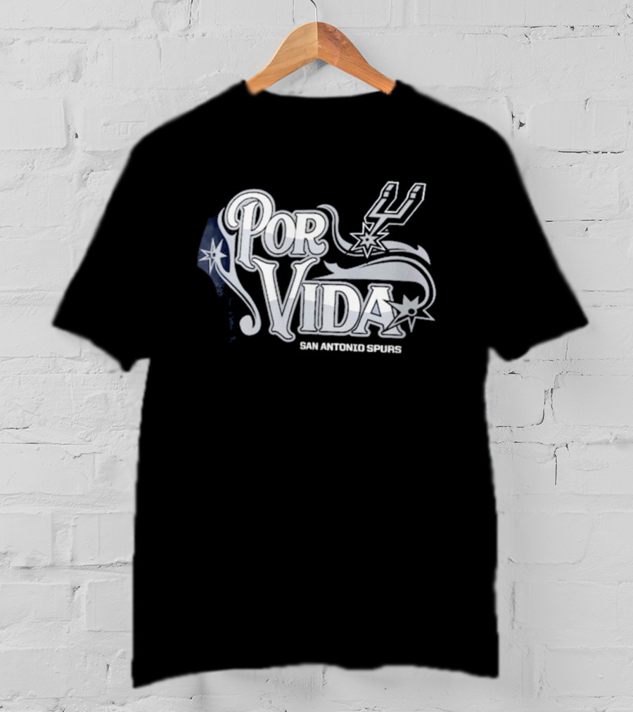 San Antonio Spurs Por Vida Spurs Logo Half Court Offense T-Shirt
