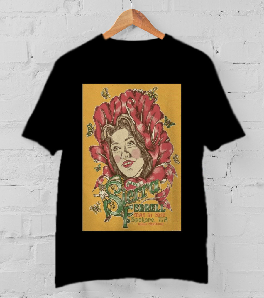 Sierra Ferrell May 31 2026 Spokane WA Gesa Pavilion T-Shirt