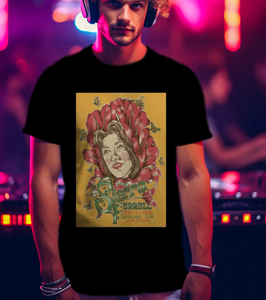 Sierra Ferrell May 31 2026 Spokane WA Gesa Pavilion T-Shirt