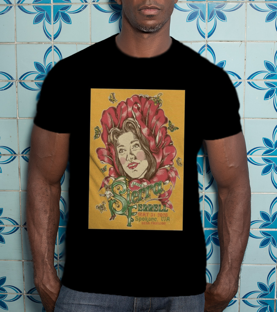Sierra Ferrell May 31 2026 Spokane WA Gesa Pavilion T-Shirt