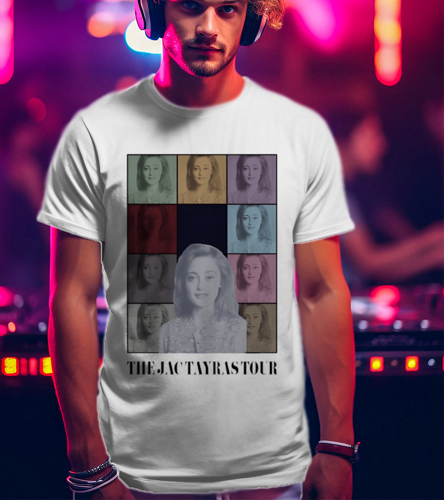 The Jactayras Tour Pop Art Style Multicolor Portrait Collage T-Shirt