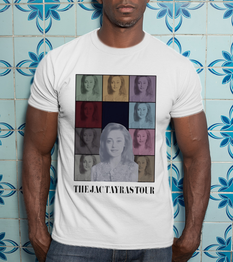 The Jactayras Tour Pop Art Style Multicolor Portrait Collage T-Shirt