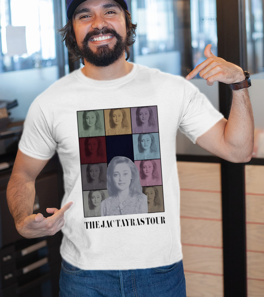 The Jactayras Tour Pop Art Style Multicolor Portrait Collage T-Shirt
