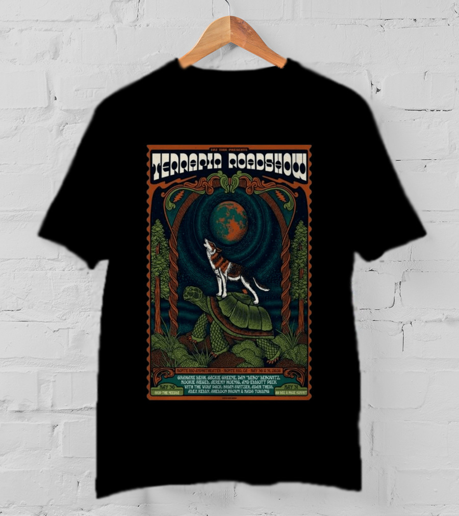 Terrapin Roadshow Monte Rio May 30 31 2026 Featuring Greene Leah Jackie Greene And More T-Shirt