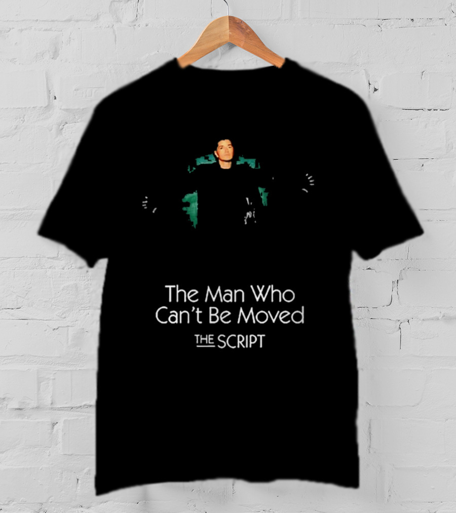 The Man Who Can't Be Moved The Script Photo T-Shirt