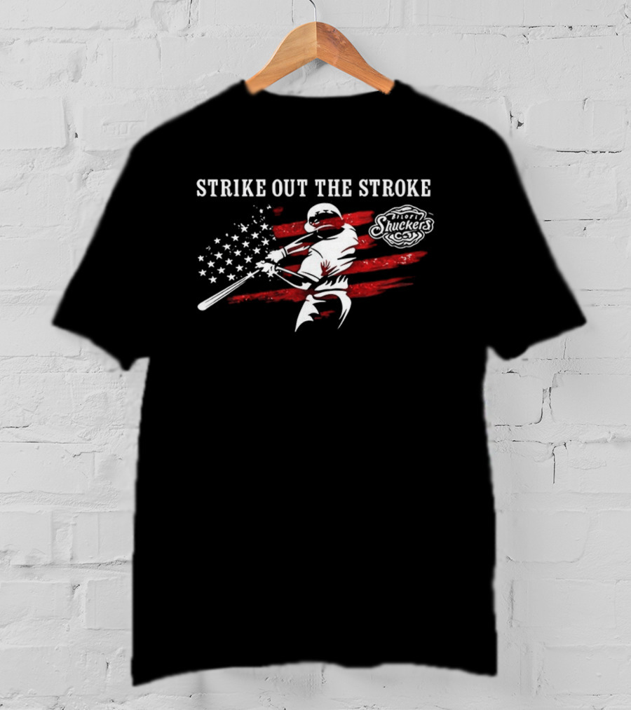 Biloxi Shuckers Strike Out The Stroke Twofer Tuesday 2026 Baseball Event T-Shirt