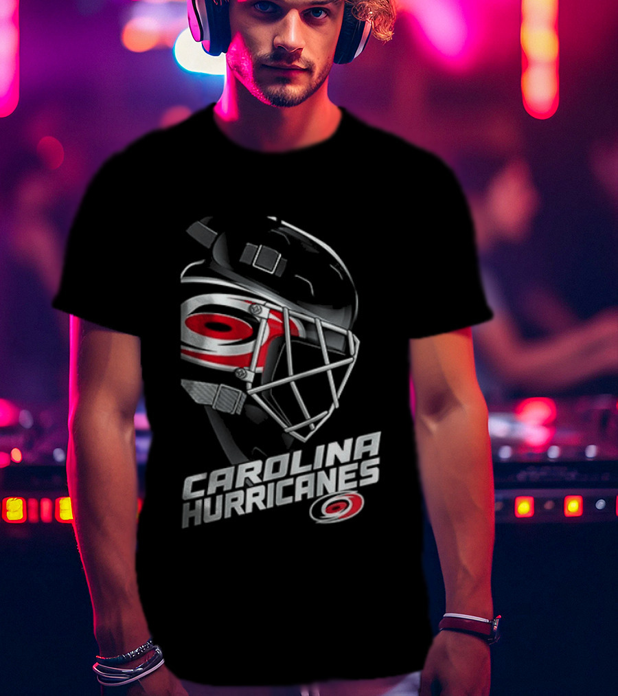 Carolina Hurricanes Hockey Mask Outerstuff Preschool Defender T-Shirt