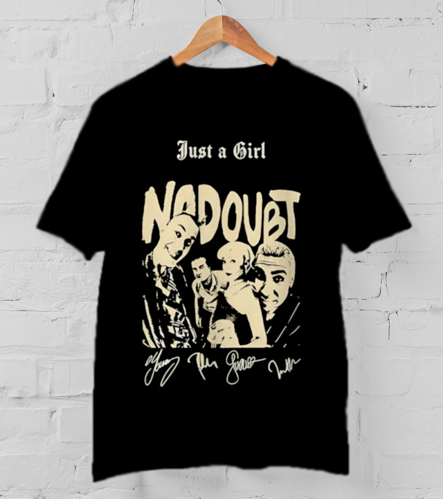 Just A Girl No Doubt Members Signatures T-Shirt