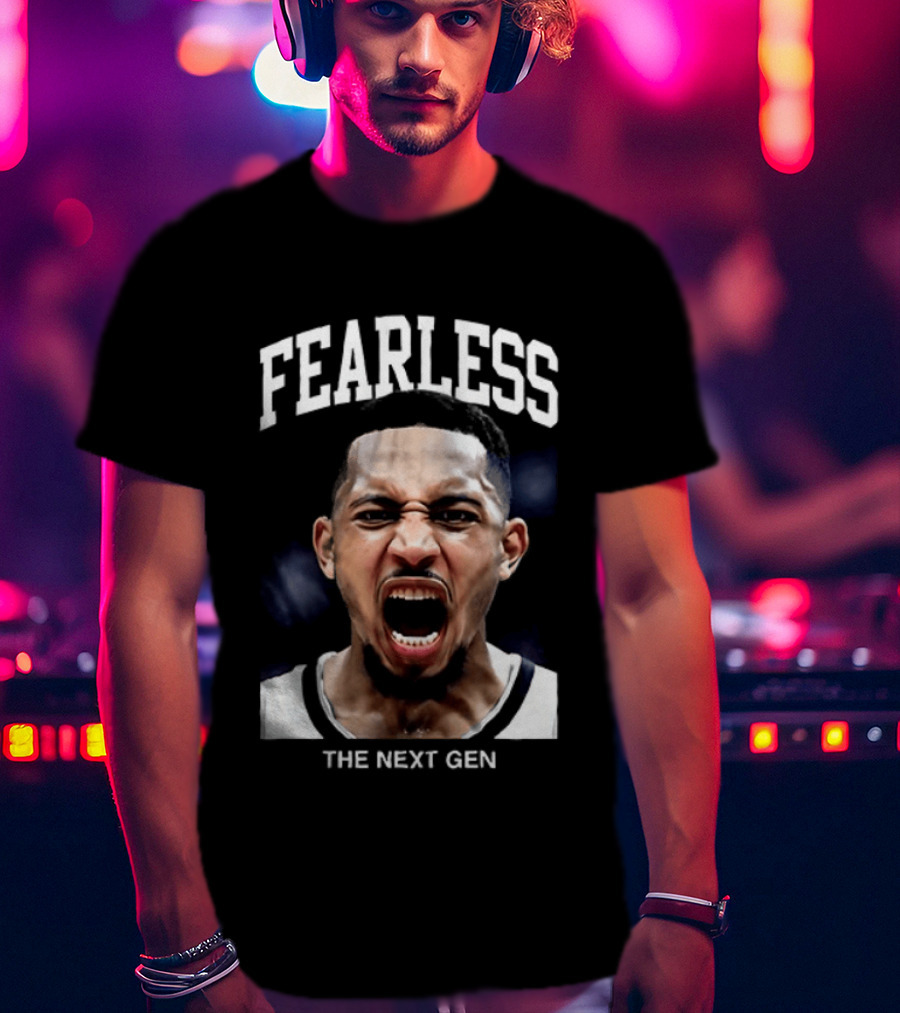 Fearless Dylan Harper San Antonio Basketball Rookie Star The Next Gen T-Shirt