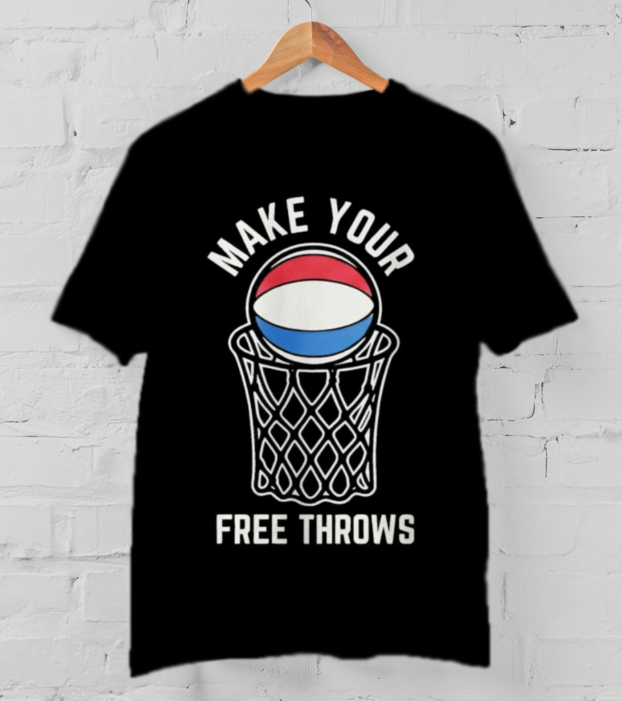 Make Your Free Throws Pepsi Basketball T-Shirt