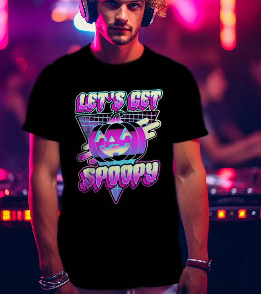 Let's Get Spoopy Halloween Pumpkin T-Shirt