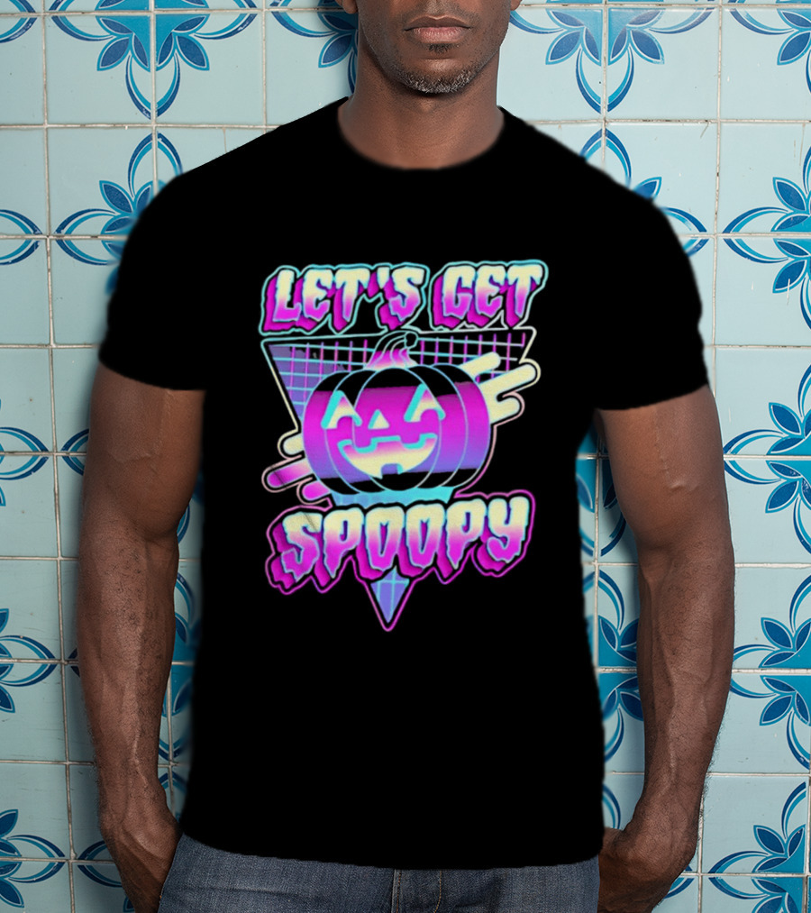 Let's Get Spoopy Halloween Pumpkin T-Shirt
