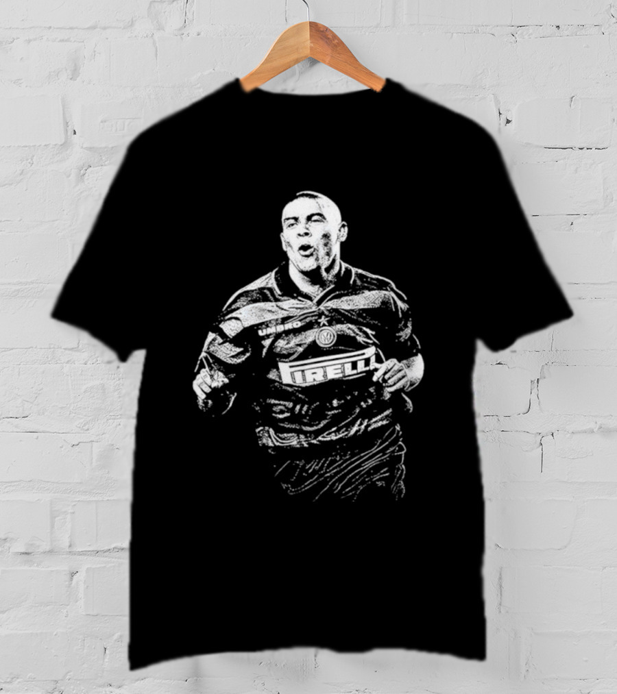Ronaldo Inter Milan Pirelli Umbro Soccer Legend T-Shirt