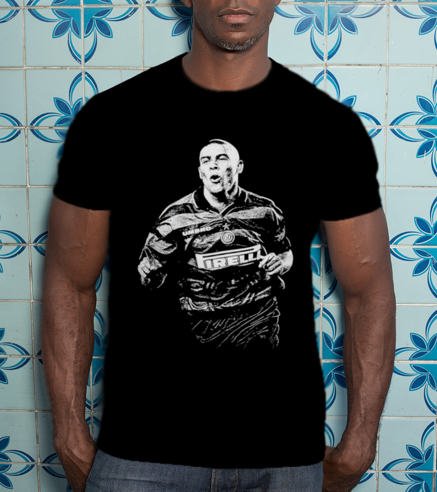 Ronaldo Inter Milan Pirelli Umbro Soccer Legend T-Shirt