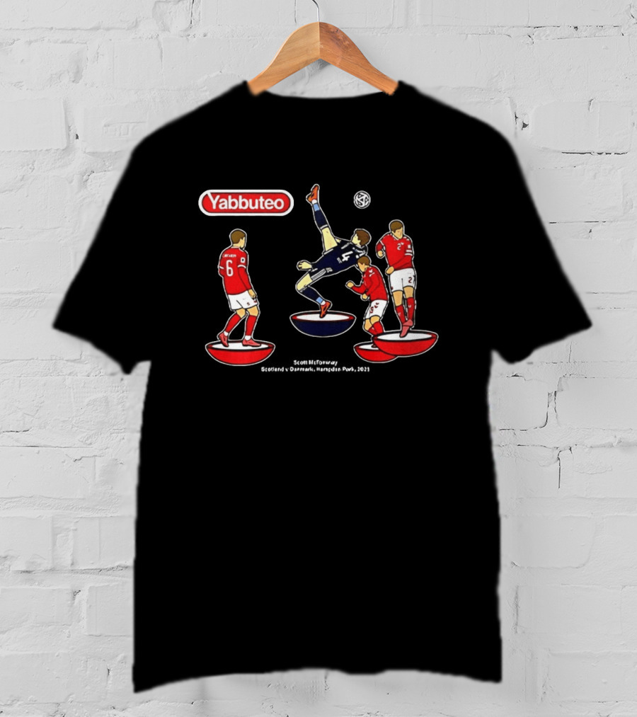 Yabbuteo Scotland FC McTominay Bicycle Kick T-Shirt