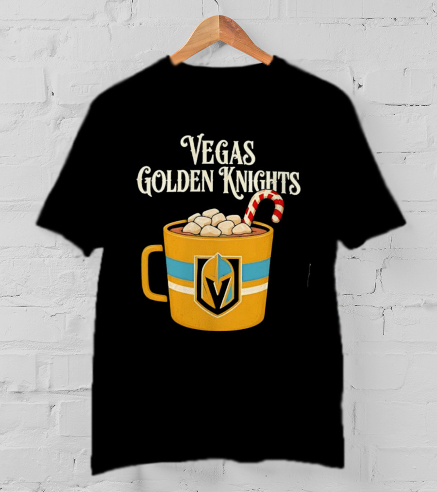 Vegas Golden Knights With Candy Cane Richmond T-Shirt