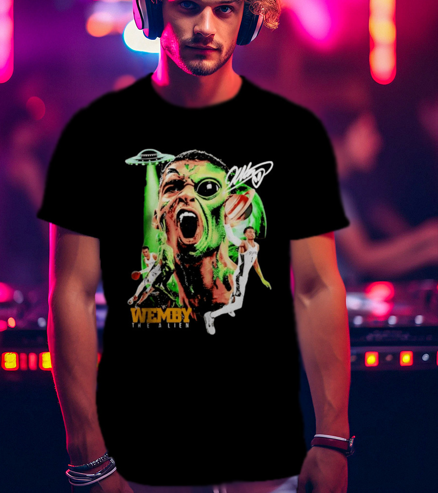Wemby You Alien Victor Wembanyama San Antonio Spurs 2026 T-Shirt