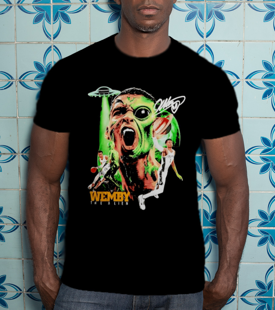 Wemby You Alien Victor Wembanyama San Antonio Spurs 2026 T-Shirt