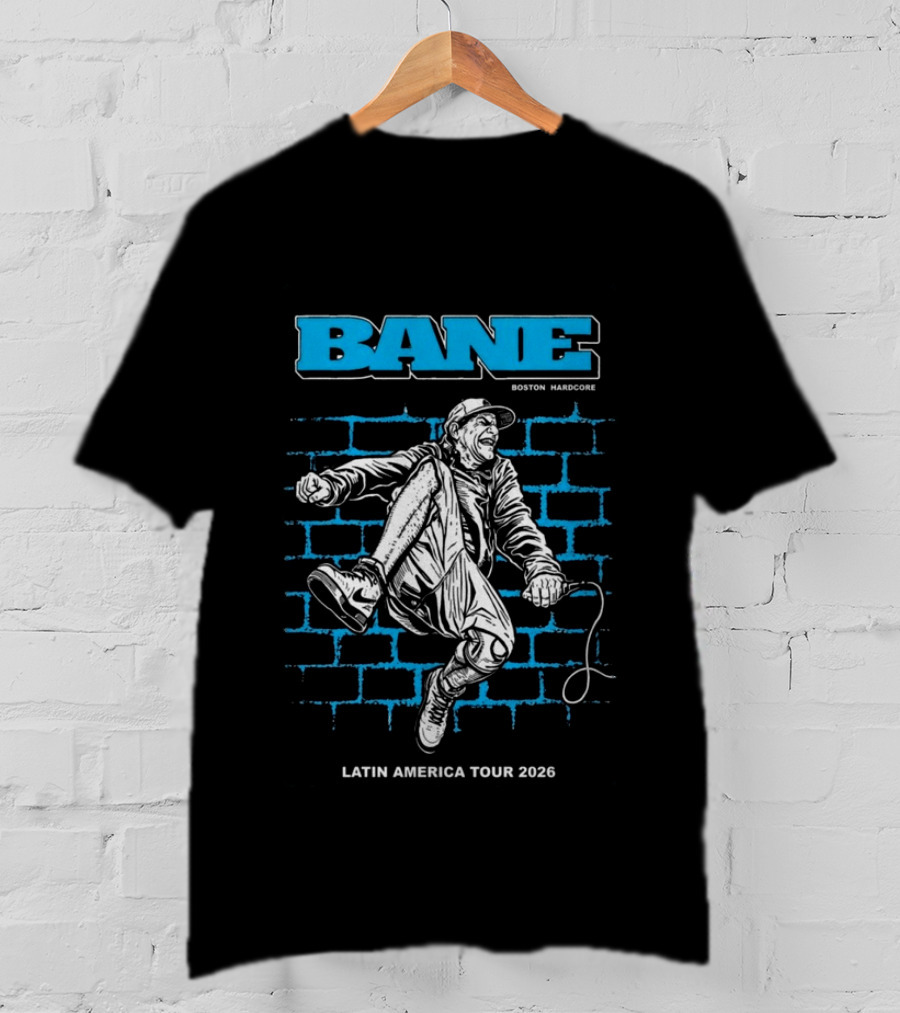 Bane Boston Hardcore Latin America Tour 2026 Jumper T-Shirt