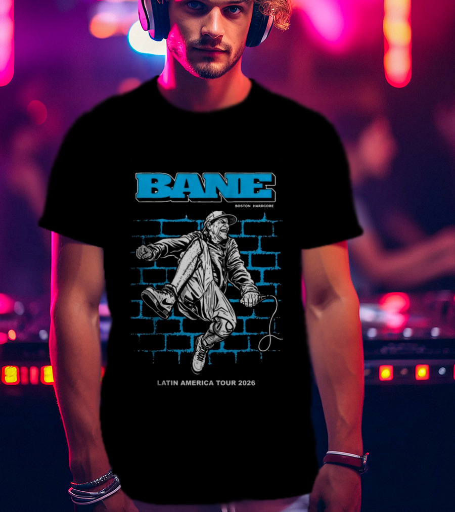 Bane Boston Hardcore Latin America Tour 2026 Jumper T-Shirt