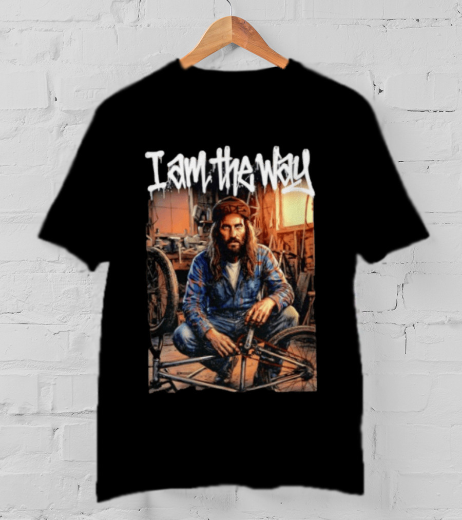 Bicycle Repairman I Am The Way Ride Mechanic Scene T-Shirt