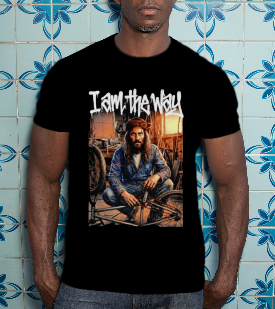 Bicycle Repairman I Am The Way Ride Mechanic Scene T-Shirt