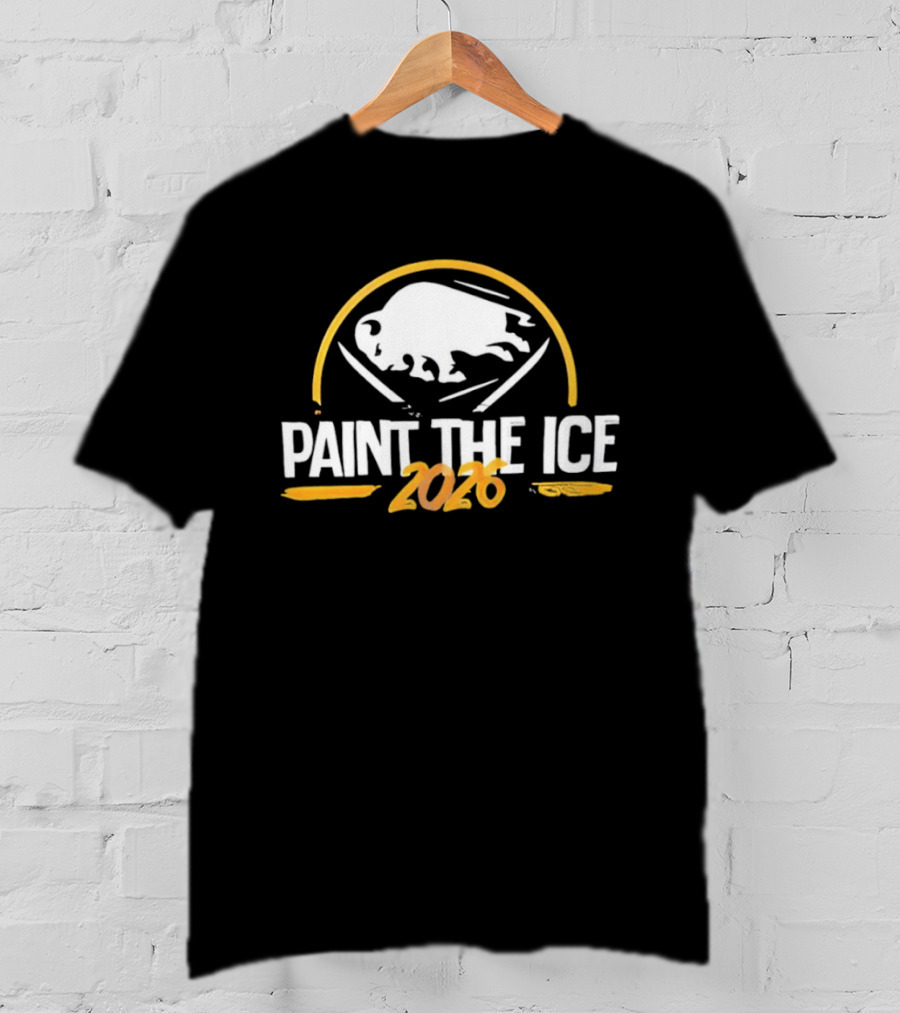 Buffalo Sabres Paint The Ice 2026 T-Shirt