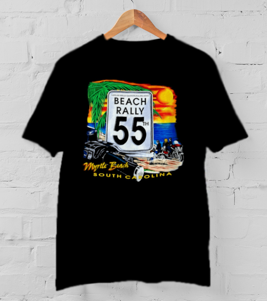 Carolina Harley Davidson Dealers Assoc Beach Rally 55th Myrtle Beach South Carolina T-Shirt