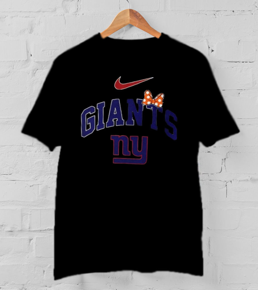 Nike New York Giants Ny Boo To You Fa Boo Lous Giants Bow T-Shirt