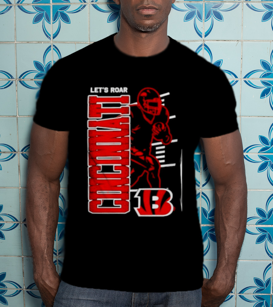 Cincinnati Bengals Football Let's Roar 13 T-Shirt